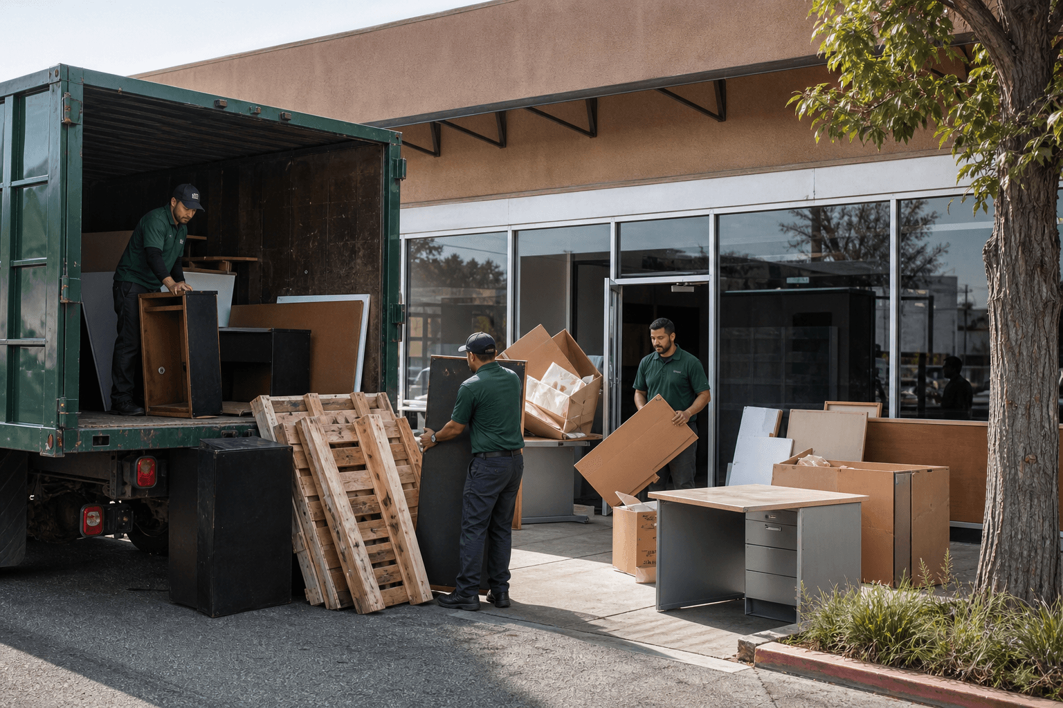 Commercial junk removal in the East Bay