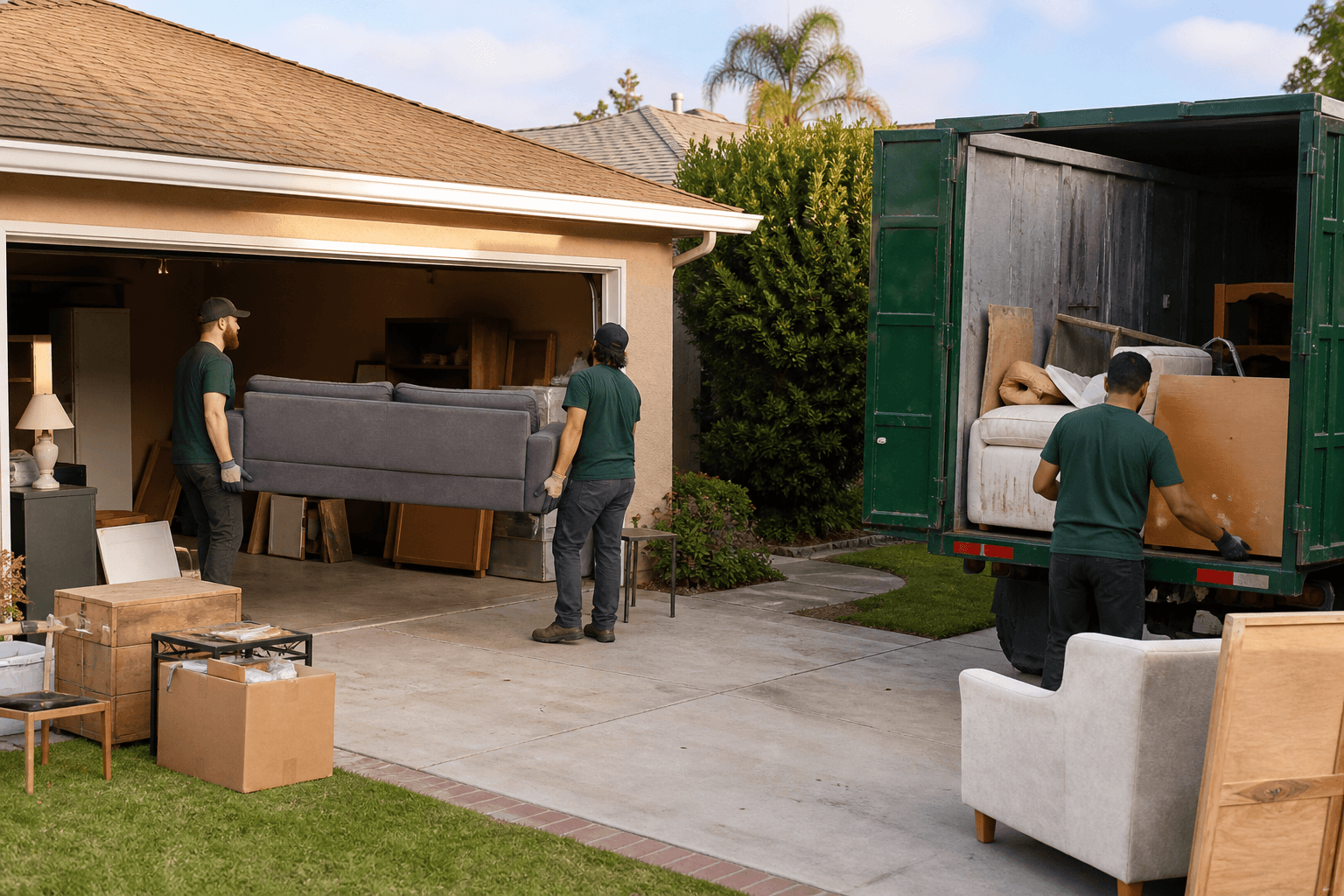 Household junk removal in the East Bay